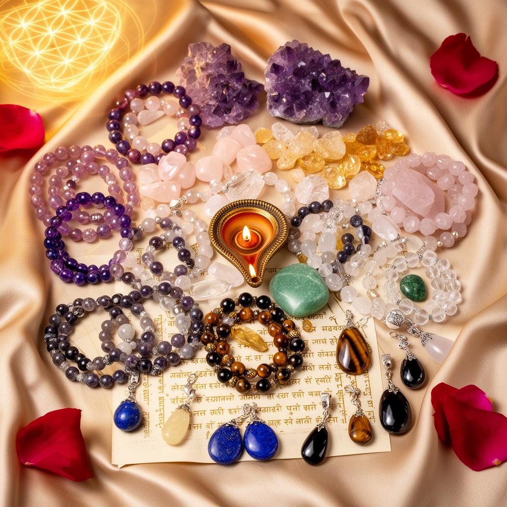 Premium healing crystals collection