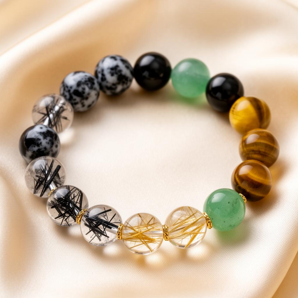 Handcrafted & energised crystal bracelet 10