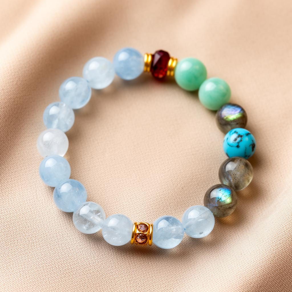Handcrafted & energised crystal bracelet 5