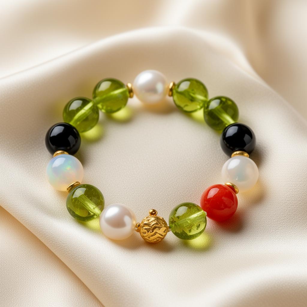 Handcrafted & energised crystal bracelet 6